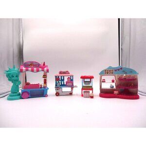 Shopkins Shoppies Donatina Donut Delights Cart Hotdog Stand Cupcake Queen Cafe